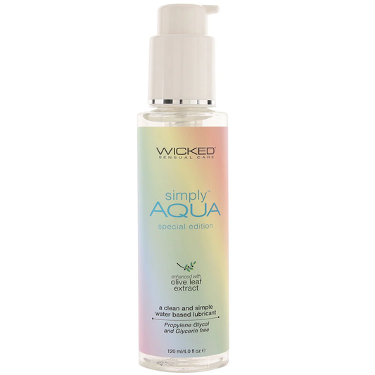 Simply Aqua Special Edition Lube 4oz/120ml